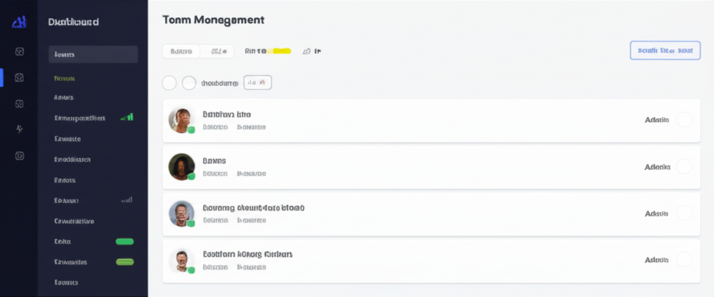 Team Management Dashboard